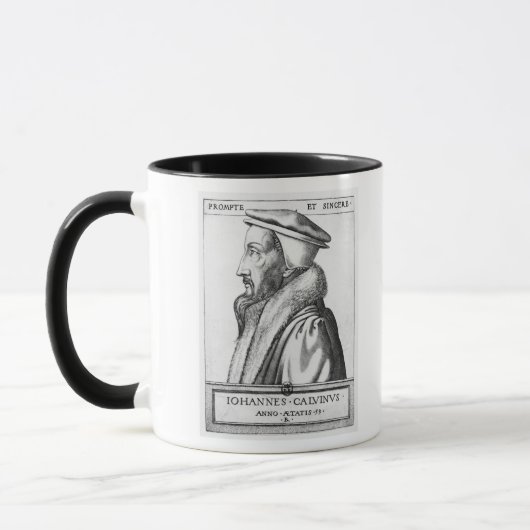 Mug Le portrait de Jean Calvin a vieilli 53, 1564 (Gauche)