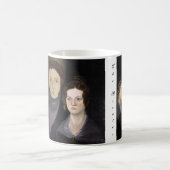 Mug Le portrait de pilier reconstitué par ~ de Brontës (Centre)