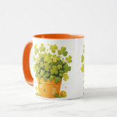 Mug Le pot chanceux du trèfle (Devant gauche)