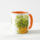 Mug Le pot chanceux du trèfle (Devant droit)
