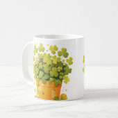 Mug Le pot chanceux du trèfle (Devant gauche)