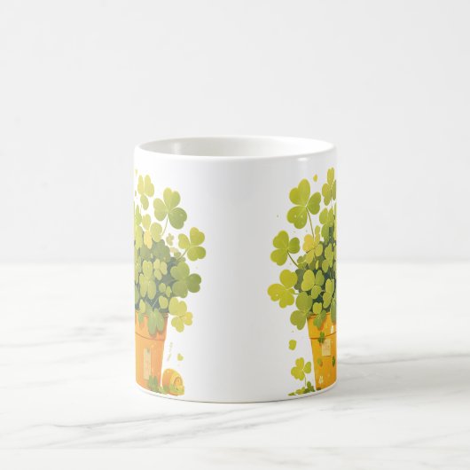 Mug Le pot chanceux du trèfle (Centre)