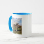 Mug Le poulain de Camargue à cheval avec mère (Devant gauche)