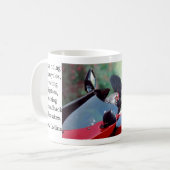 Mug Le poulet chanceux va pour un tour (Devant gauche)