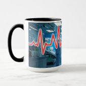 Mug Le pouls d'un hôpital (Gauche)