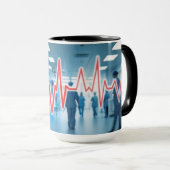 Mug Le pouls d'un hôpital (Devant droit)