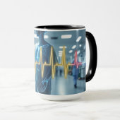 Mug Le pouls d'un hôpital (Devant droit)