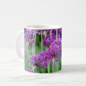 Mug Le pourpre fleurit la photo (Devant gauche)