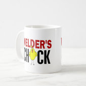 Mug Le poussin de la soudeuse (Devant gauche)
