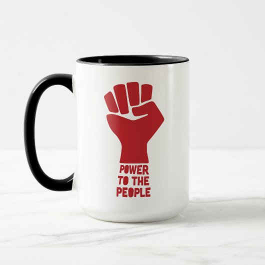 Mug Le pouvoir au peuple (Gauche)