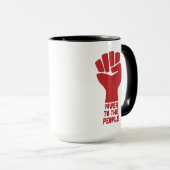 Mug Le pouvoir au peuple (Devant droit)