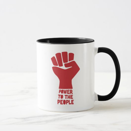 Mug Le pouvoir au peuple (Droite)