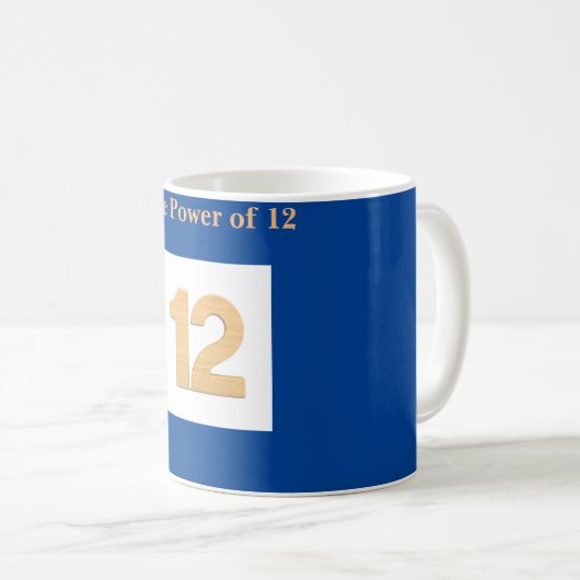 Mug Le pouvoir de 12 (Devant droit)