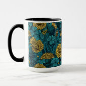 Mug Le pré en jaune et bleu (Gauche)