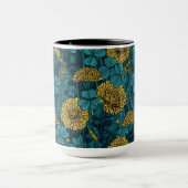 Mug Le pré en jaune et bleu (Centre)