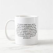 Mug Le premier amendement (Gauche)