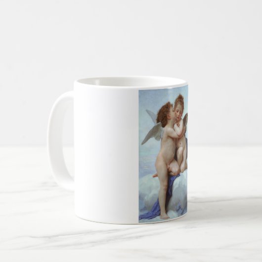 Mug Le premier baiser, Amor et Psyche, Bouguereau (Devant gauche)