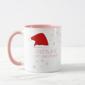 Mug Le premier café de Noël du Père Noël (Gauche)