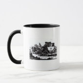 Mug Le premier car de courrier, 1784 (Gauche)