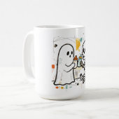 Mug Le premier Halloween de bébé, fantôme squelette (Devant gauche)