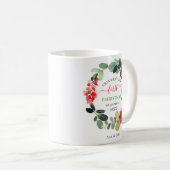 Mug Le premier Noël des fêtes des parents La tradition (Devant droit)