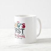Mug Le premier Noël du chien (Devant droit)