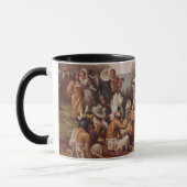 Mug Le premier thanksgiving 1621 % pipe% c.1932 (Gauche)