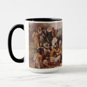 Mug Le premier thanksgiving 1621 % pipe% c.1932 (Gauche)