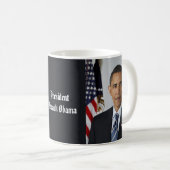 Mug Le président Barack Obama, 1er mandat Portrait Off (Devant droit)