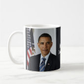 Mug Le président Barack Obama, 1er mandat Portrait Off (Gauche)