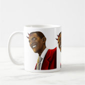 Mug Le Président Barack Obama en tant que diable (Gauche)