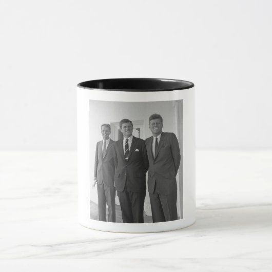 Mug Le président John Kennedy et les frères American C (Centre)