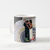 Mug Le Président Obama et Michelle dansent la boule (Devant gauche)