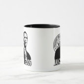 Mug Le Président Obama Inauguration BW (Centre)