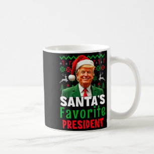 Mug Le président préféré du Père Noël Santa Trump Xmas