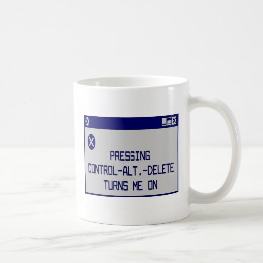 Mug Le pressurage de CTRL-Alt-Del m'allume (Droite)
