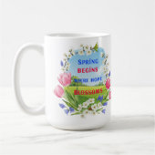 Mug Le Printemps commence là où l'inspiration de l'Esp (Gauche)