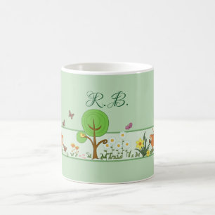 Mug Le printemps de papier personalisiert