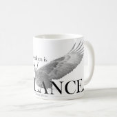 Mug Le prix de la liberté est une vigilance éternelle (Devant droit)