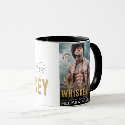 Mug Le problème avec la bouillie de café à whisky (Devant droit)