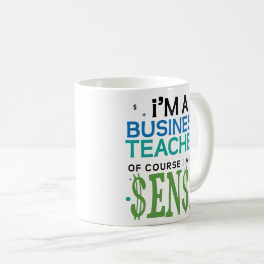 Mug Le professeur d'affaires se comprend le cadeau (Devant droit)