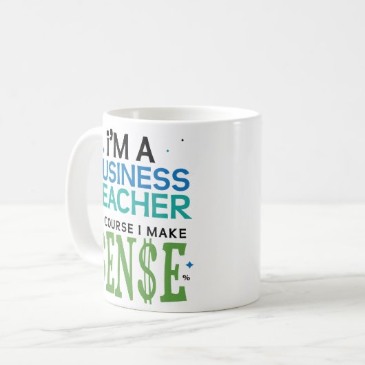 Mug Le professeur d'affaires se comprend le cadeau (Devant gauche)