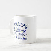 Mug Le professeur d'Anglais le plus impressionnant du (Devant gauche)