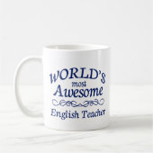 Mug Le professeur d'Anglais le plus impressionnant du (Gauche)