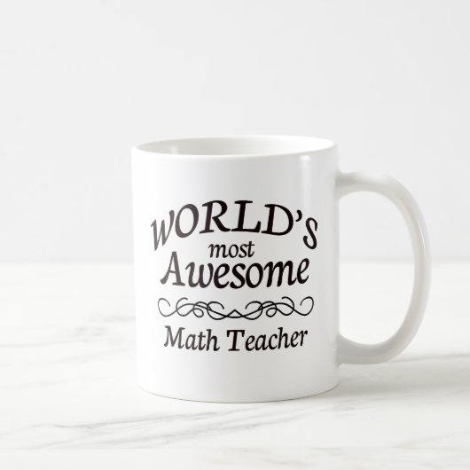 Mug Le professeur de maths le plus impressionnant du (Droite)