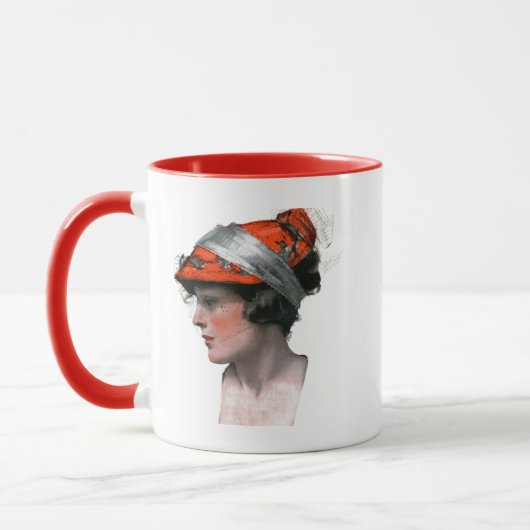 Mug Le profil de la femme (Gauche)