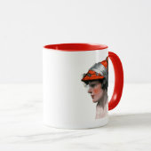 Mug Le profil de la femme (Devant droit)