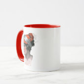 Mug Le profil de la femme (Devant gauche)