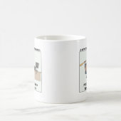 Mug Le programmeur fâché frappe l'ordinateur (Centre)