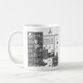Mug Le propriétaire de la librairie fait des marches a (Gauche)